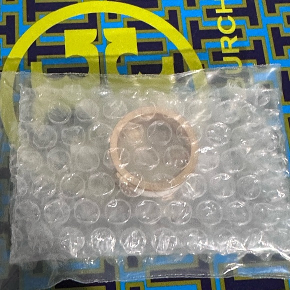 Tory Burch Gold and White Ring - Picture 2 of 12